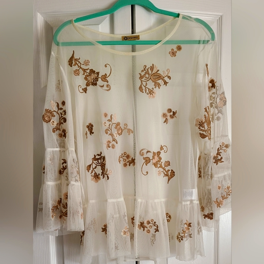 Sheer blouse